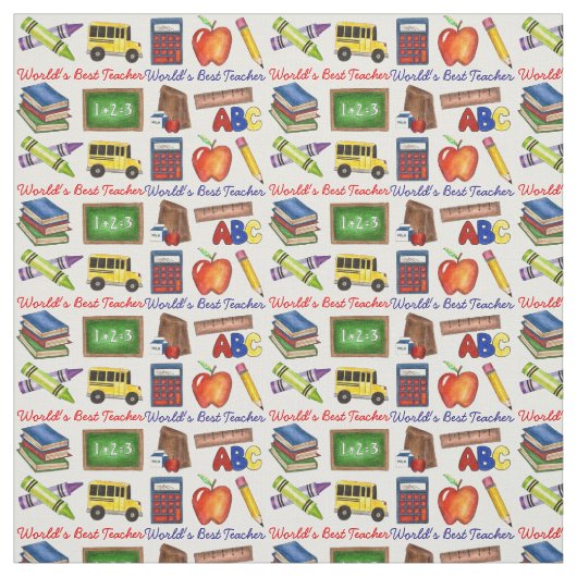 世界の最高の先生スクールがApple Busを供給 ファブリック (見本)