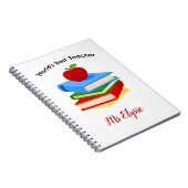 世界の最高の先生パーソナライズされた ノートブック (右側)