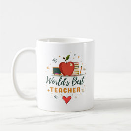 世界の最高の先生パーソナライズされた- Name Gift コーヒーマグカップ