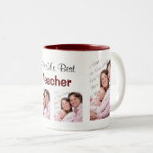 世界の最高の先生写真マグパンク ツートーンマグカップ (正面右)