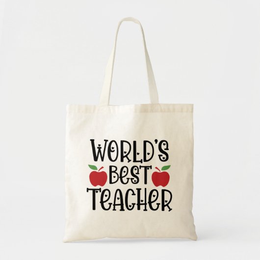 世界の最高の先生感謝トートバッグ トートバッグ (正面)