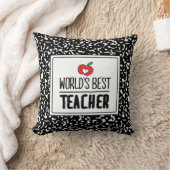 世界の最高の先生評価先生日 クッション (ブランケット)