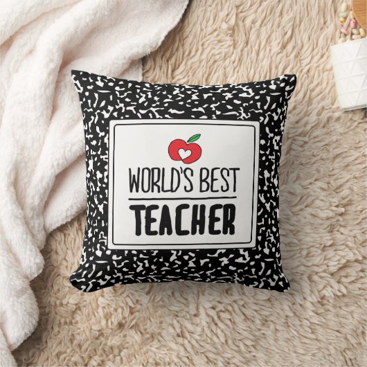 世界の最高の先生評価先生日 クッション (ブランケット)