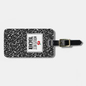 世界の最高の先生評価先生日 ラゲッジタグ (正面横)