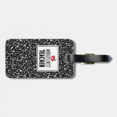 世界の最高の先生評価先生日 ラゲッジタグ (裏面横)