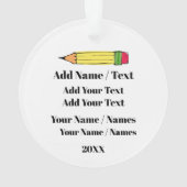 世界の最高の先生 オーナメント (裏面)