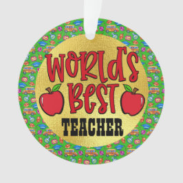 世界の最高の先生 オーナメント