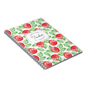 世界の最高の先生 | パーソナライズされた Apple Pattern ノートブック (右側)