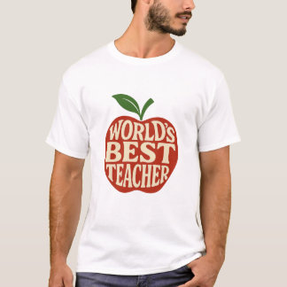 世界の最高の先生 Tシャツ