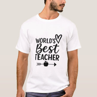 世界の最高の先生 Tシャツ