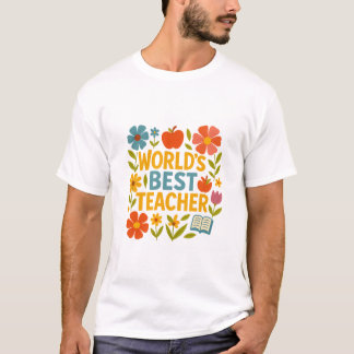 世界の最高の先生 Tシャツ