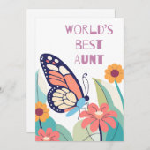 世界の最高の叔母 シーズンカード (正面/裏面)