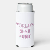 世界の最高の叔母 スリム缶クーラー (Seltzer正面)