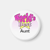 世界の最高の叔母 マグネット (正面)