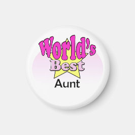 世界の最高の叔母 マグネット