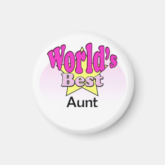 世界の最高の叔母 マグネット (正面)