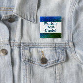 世界の最高の叔父ピン 缶バッジ (インサイチュ)