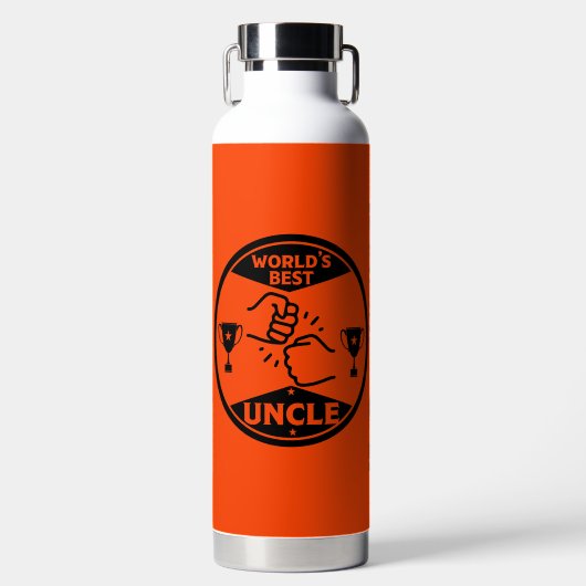 世界の最高の叔父 ウォーターボトル (正面)