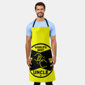 世界の最高の叔父 エプロン (着用した状態)