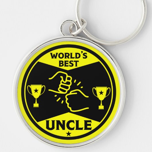 世界の最高の叔父 キーホルダー (正面)