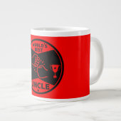 世界の最高の叔父 ジャンボコーヒーマグカップ (正面右)