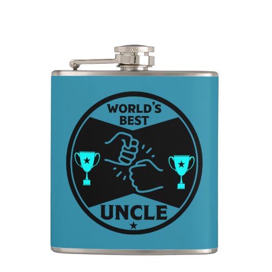 世界の最高の叔父 フラスク (正面)