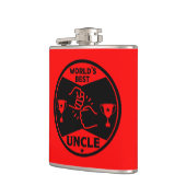 世界の最高の叔父 フラスク (左)