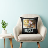 世界の最高の叔父 |写真モダンコラージュ クッション (椅子)
