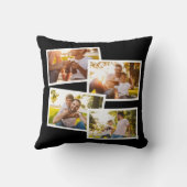 世界の最高の叔父 |写真モダンコラージュ クッション (裏面)