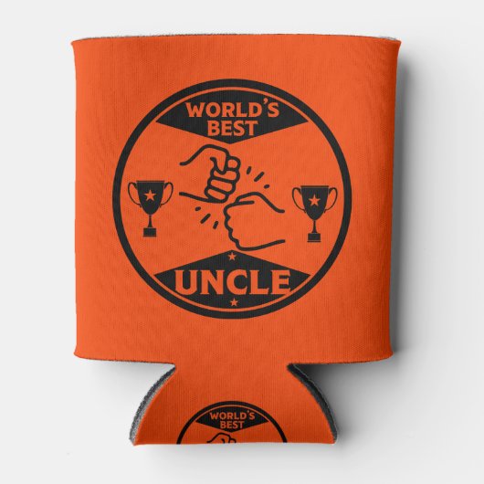 世界の最高の叔父 缶クーラー (正面)