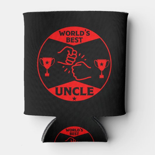 世界の最高の叔父 缶クーラー (正面)