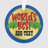 世界の最高の名前オーナメント オーナメント (正面)