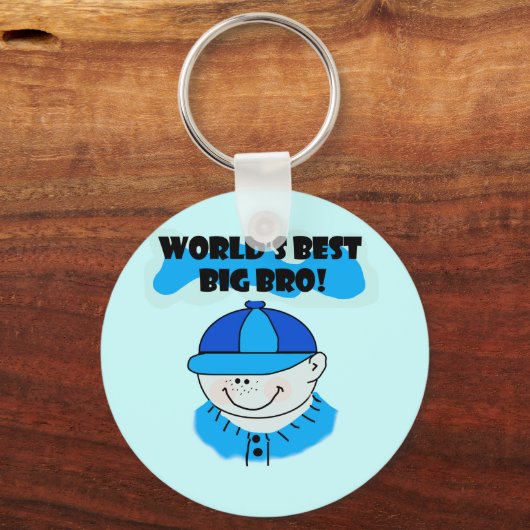 世界の最高の大きなTシャツとギフト キーホルダー (正面)