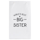 世界の最高の大姉 スモールペーパーバッグ (裏面)