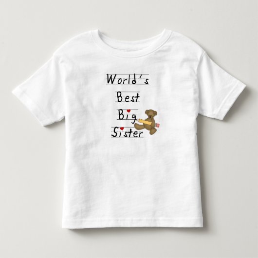 世界の最高の大姉 トドラーTシャツ (正面)