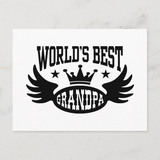 世界の最高の大爺 ポストカード (正面)
