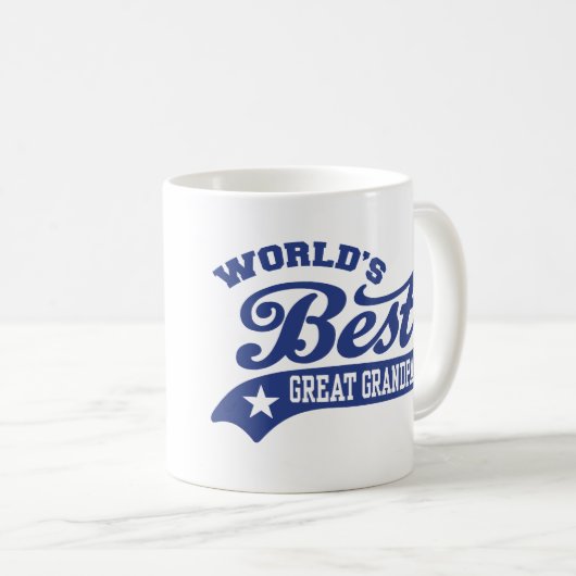 世界の最高の大素晴らし爺 コーヒーマグカップ (正面右)