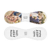 世界の最高の夫のパーソナライズされた写真 野球ボール (パネル)