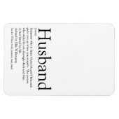 世界の最高の夫の定義 マグネット (横)