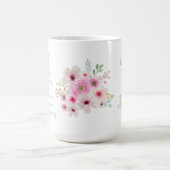 世界の最高の姉妹詩フローラパーソナライズされた コーヒーマグカップ (中央)