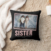 世界の最高の姉妹 |写真モダンコラージュ クッション (ブランケット)