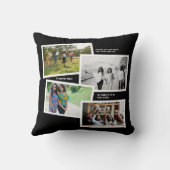 世界の最高の姉妹 |写真モダンコラージュ クッション (裏面)