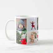 世界の最高の孫孫9写真コラージュ コーヒーマグカップ (左)