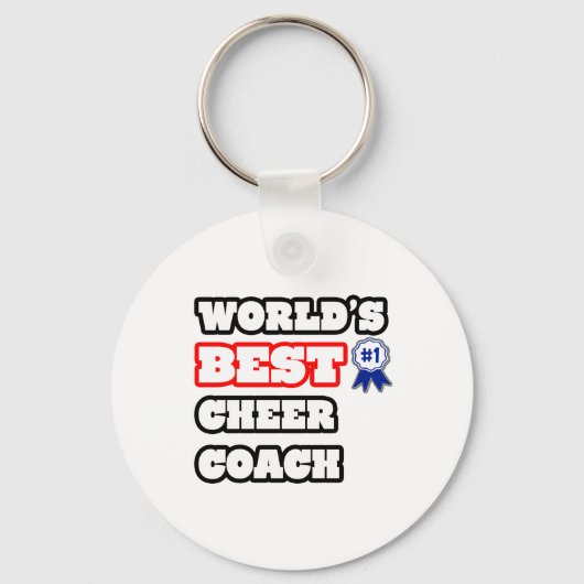 世界の最高の応援コーチ キーホルダー (正面)