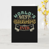 世界の最高の文章 カード (黄色い花)