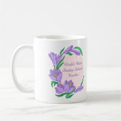 世界の最高の日曜学校の先生 コーヒーマグカップ (左)