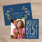 世界の最高の母の日の写真カード カード
