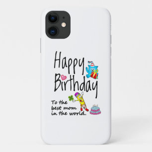 世界の最高の母へのハッピーバースデー iPhone 11 ケース