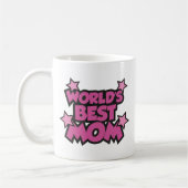 世界の最高の母コーヒーマグ コーヒーマグカップ (左)