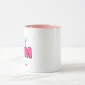 世界の最高の母ノベルティパーソナライズされたコーヒー マグカップ (中央)